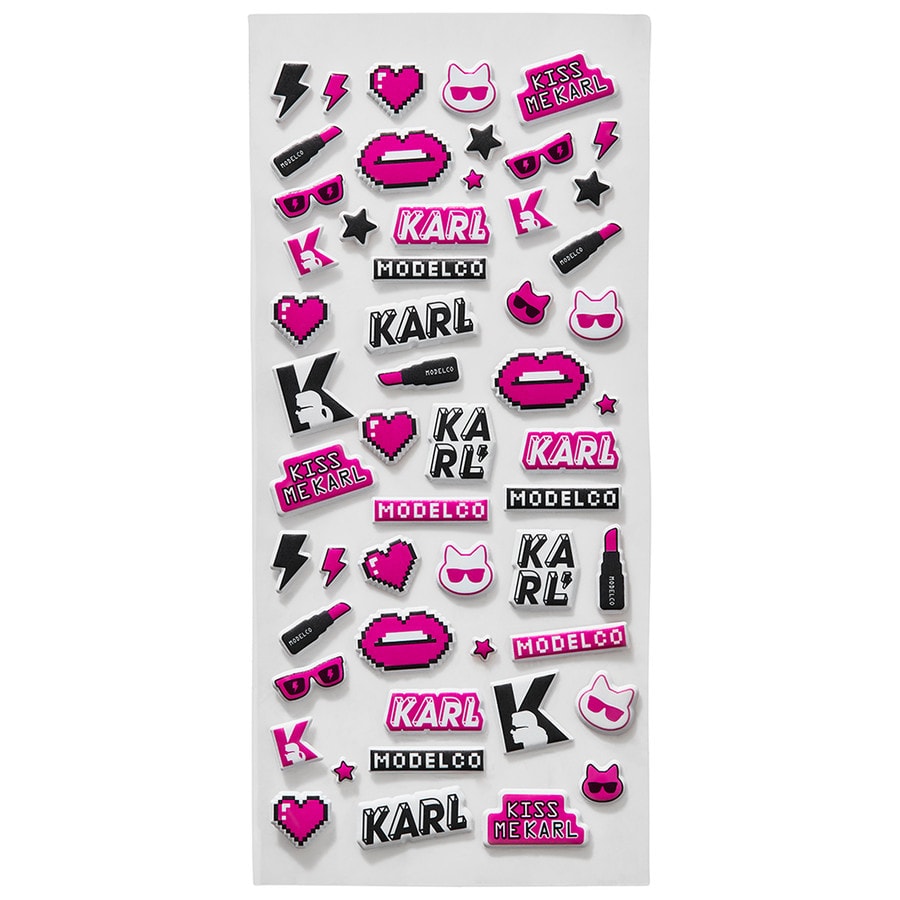 Karl Lagerfeld ModelCo Beauty Tools Limited Edition Puffer Stickers